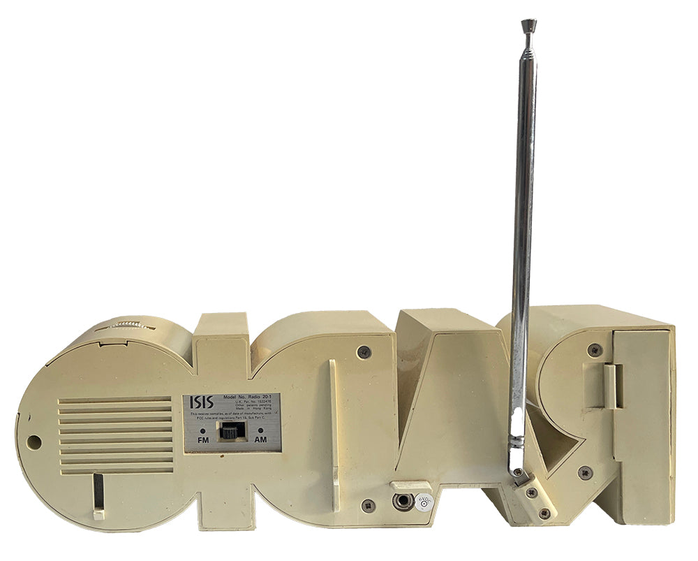 Vintage Space Age Plastic & Mirror Isis "Radio" Radio