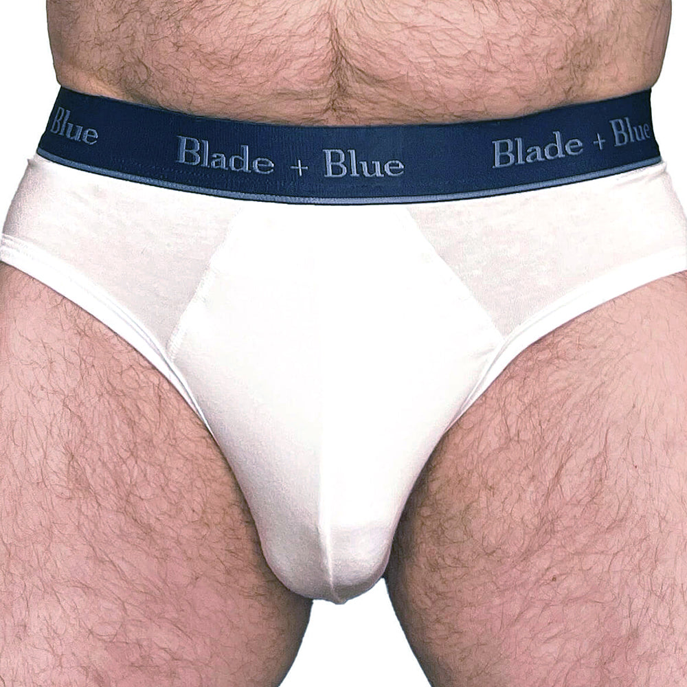 White Low Rise Brief Underwear - Made In USA