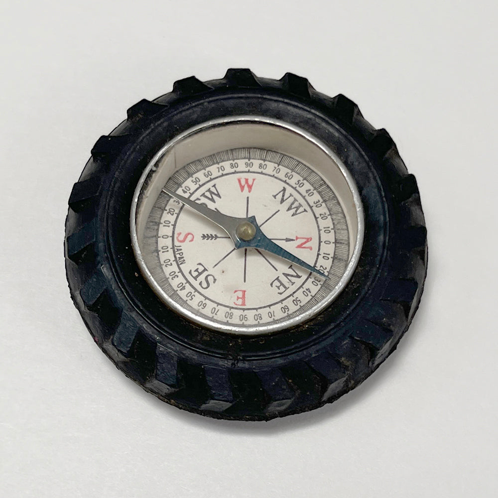 Vintage Tire Compass Works Great - Made in Japan