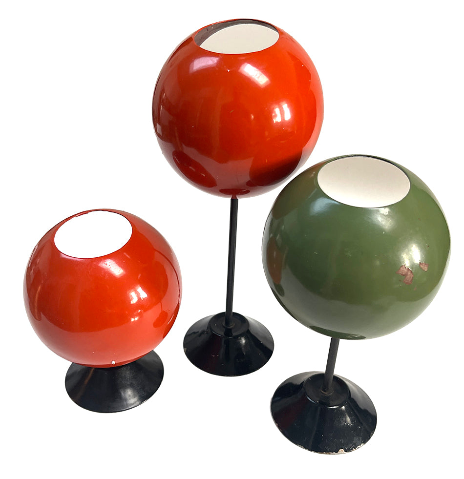 Vintage Mid Century Set of Egg-Shaped Candle Sconces