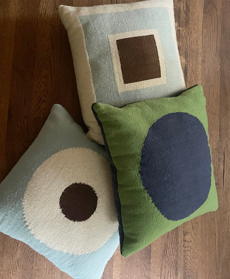 Vintage Jonathan Adler Pop Pillow Squares Graphic