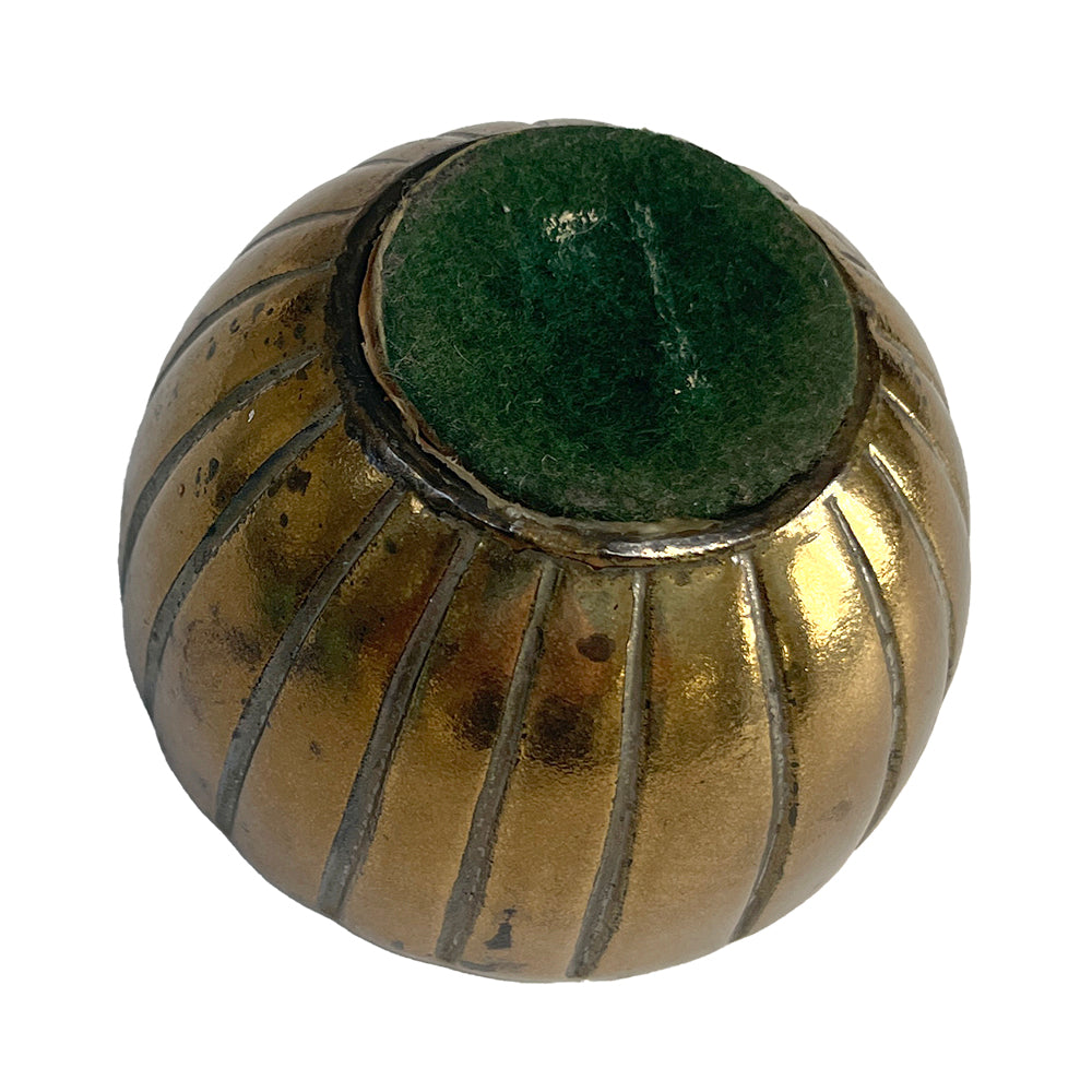 Vintage Ben Seibel Scalloped Brass Ashtray