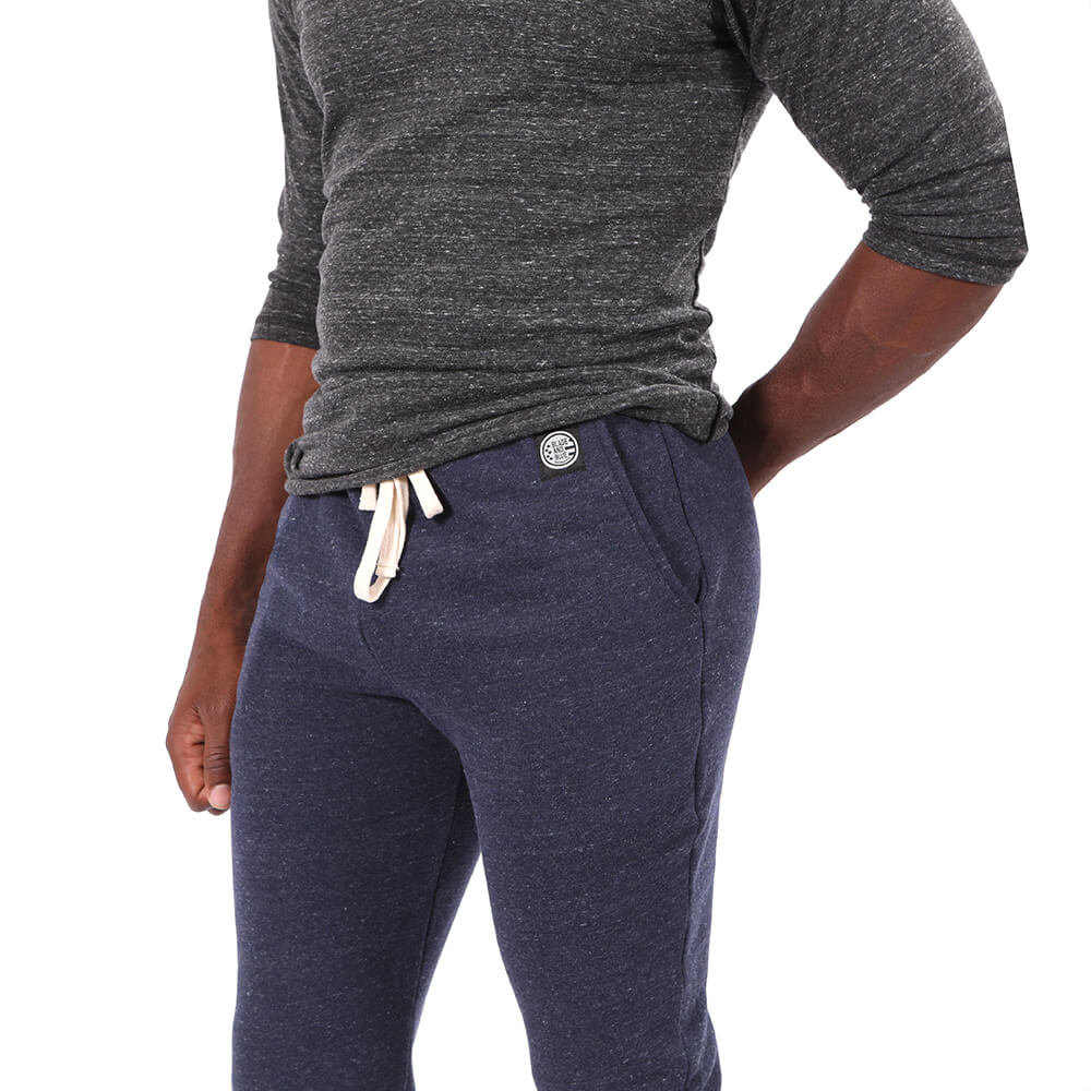 Charcoal Heather Triblend 3/4 Sleeve Henley