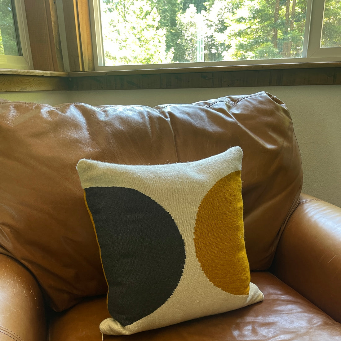 Vintage Jonathan Adler "Half Circles" Pop Pillow