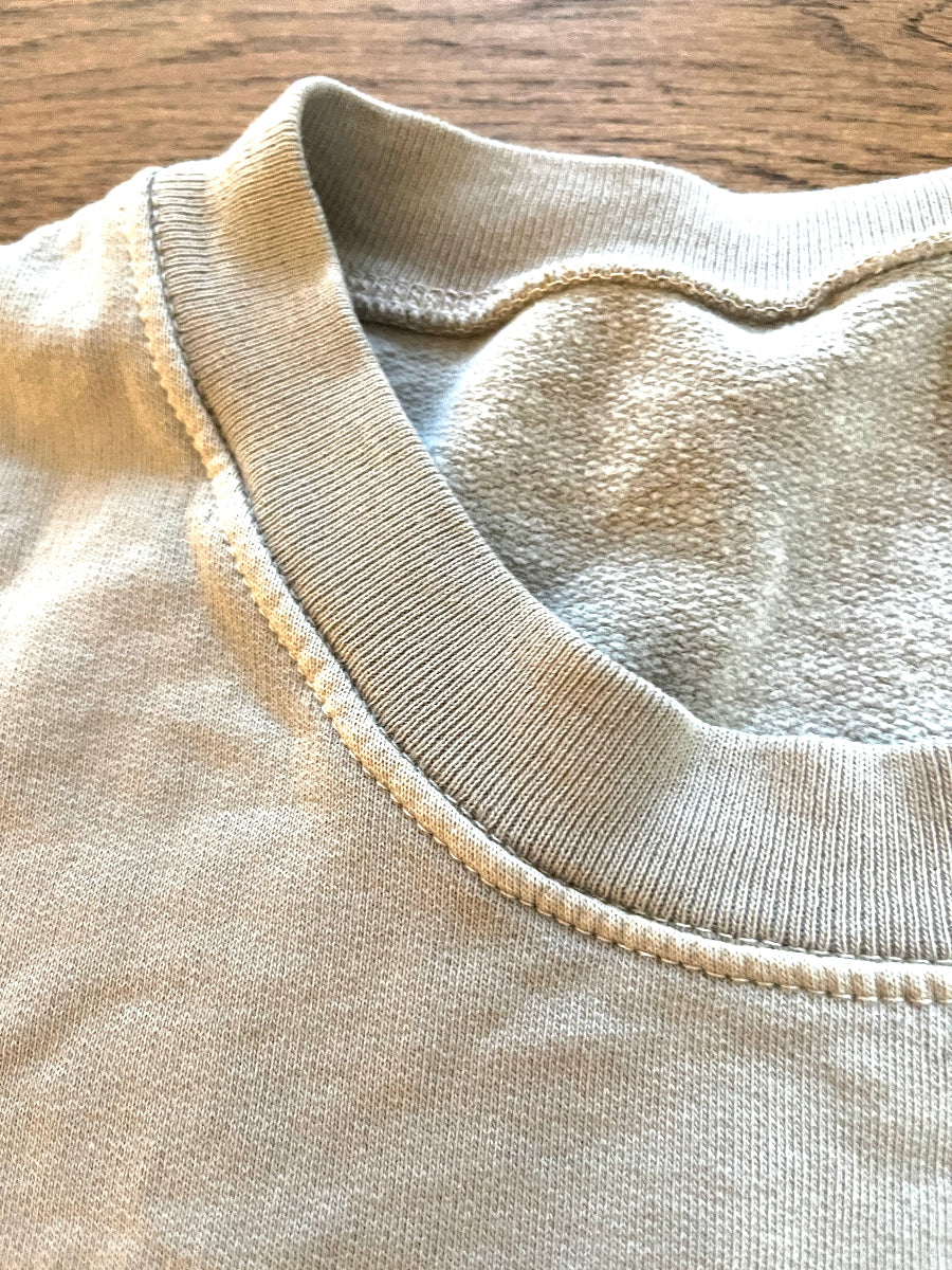 Sample Sale B6: Stone Lightweight Crewneck Sweatshirt Size MEDIUM