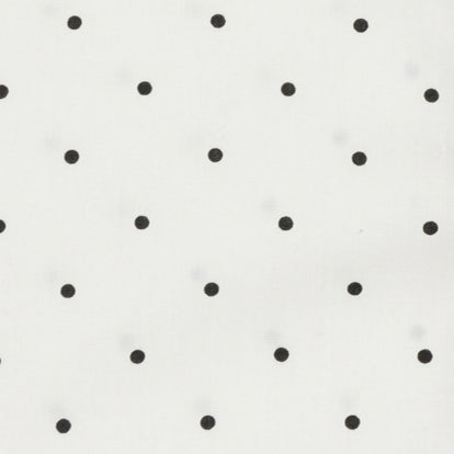 “FELIX&quot; - White With Black Polka Dot Print Boxer Short - Made In USA
