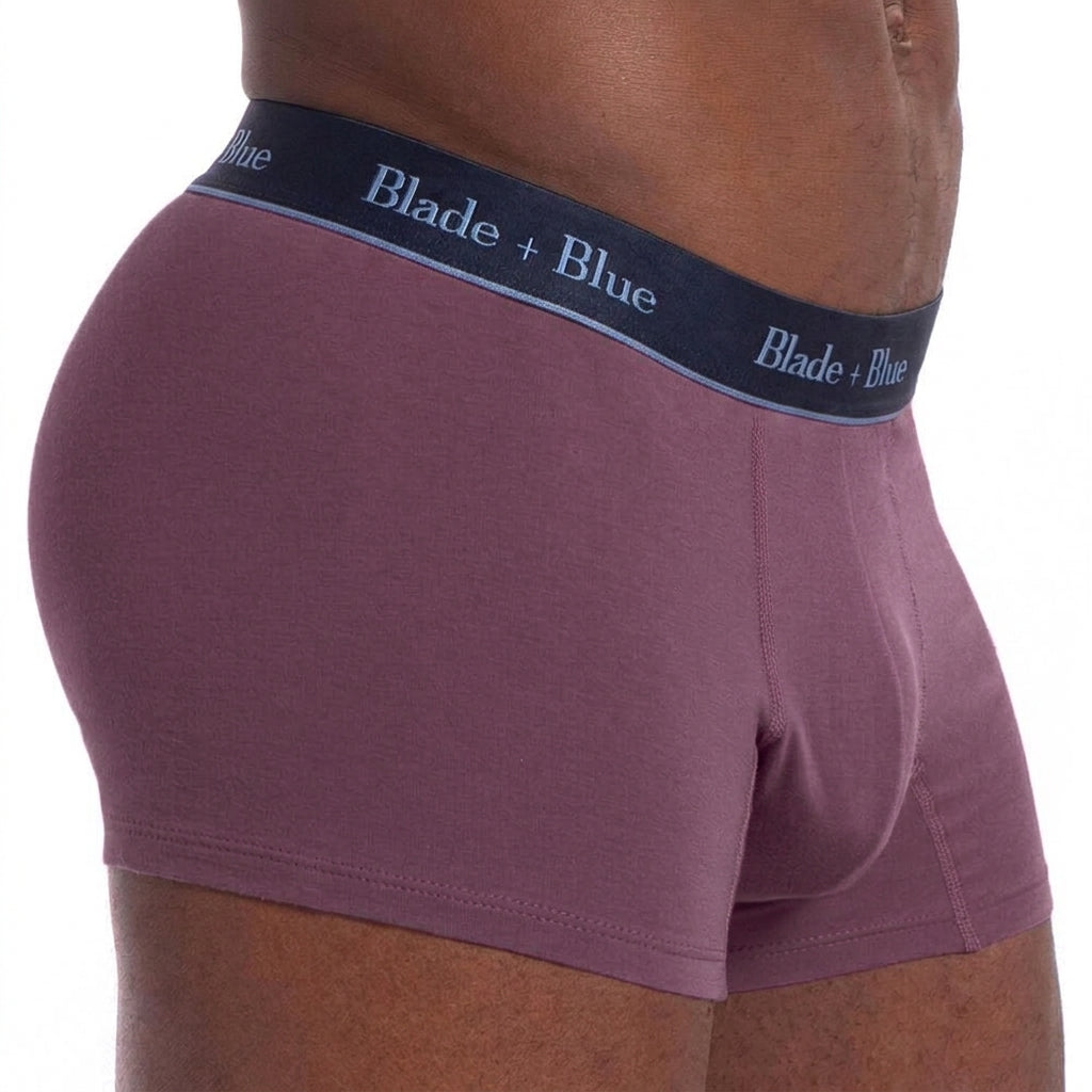 Soft Plum Trunk Underwear - Made In USA