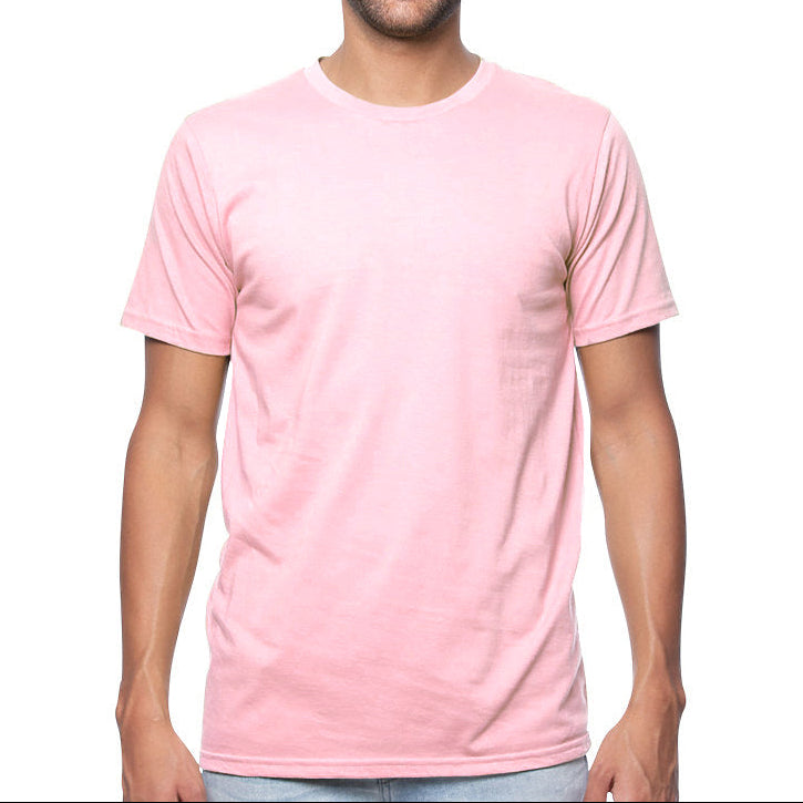 "Kicker" : Classic Pink Cotton T-Shirt