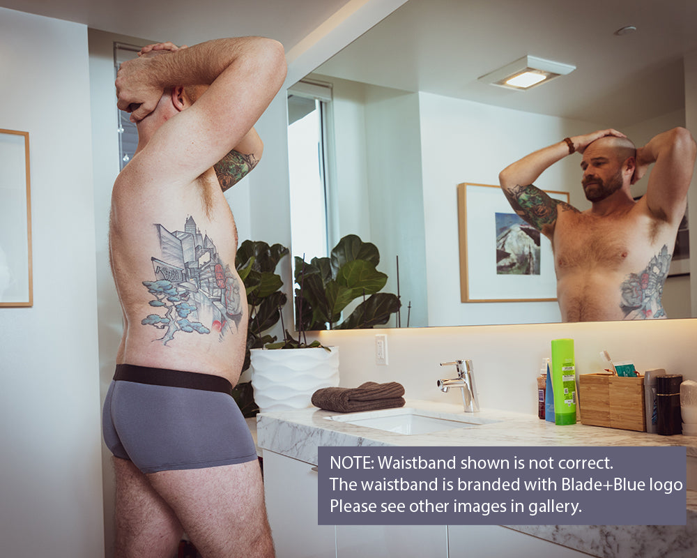 Metal Gray Short Trunk Underwear - Made In USA