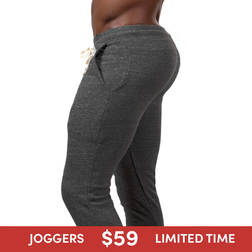 Charcoal Grey Jogger Sweatpants