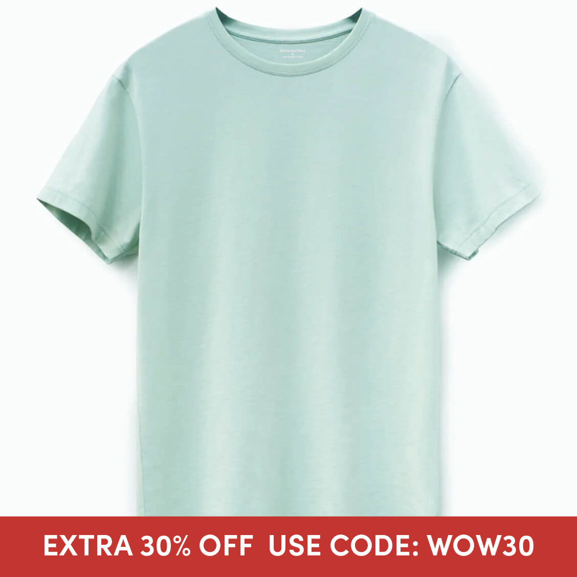 Mint Green Supima Cotton T-Shirt (SIZE XL)