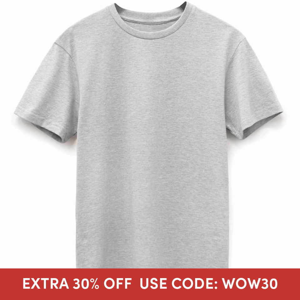 Heather Grey Supima Cotton T-Shirt