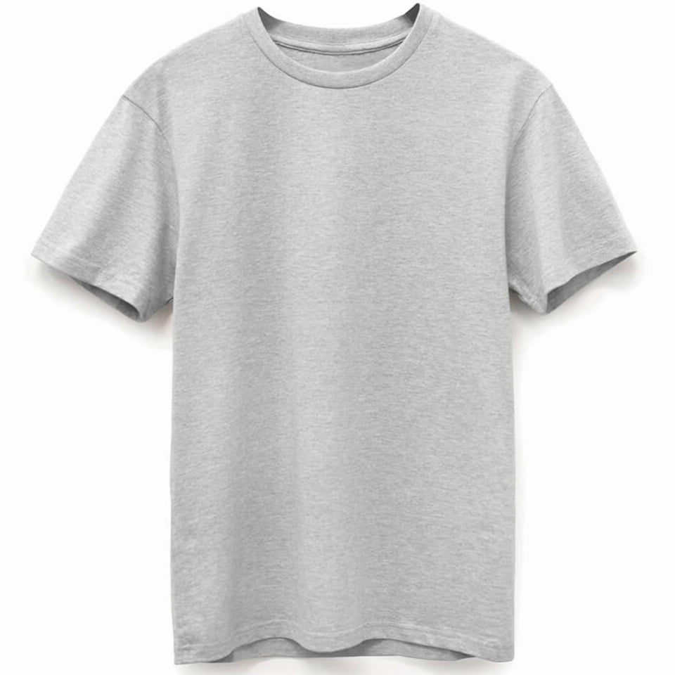 Heather Grey Supima Cotton T-Shirt