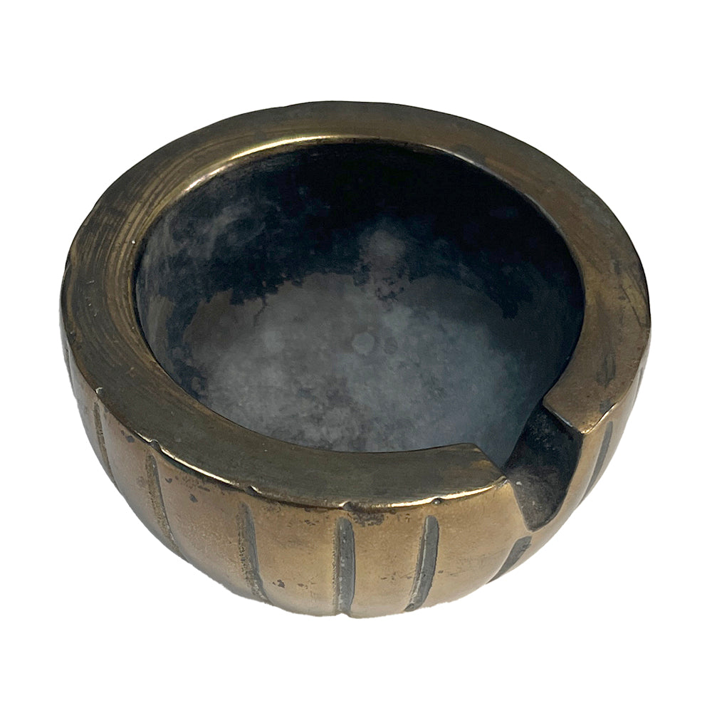 Vintage Ben Seibel Scalloped Brass Ashtray