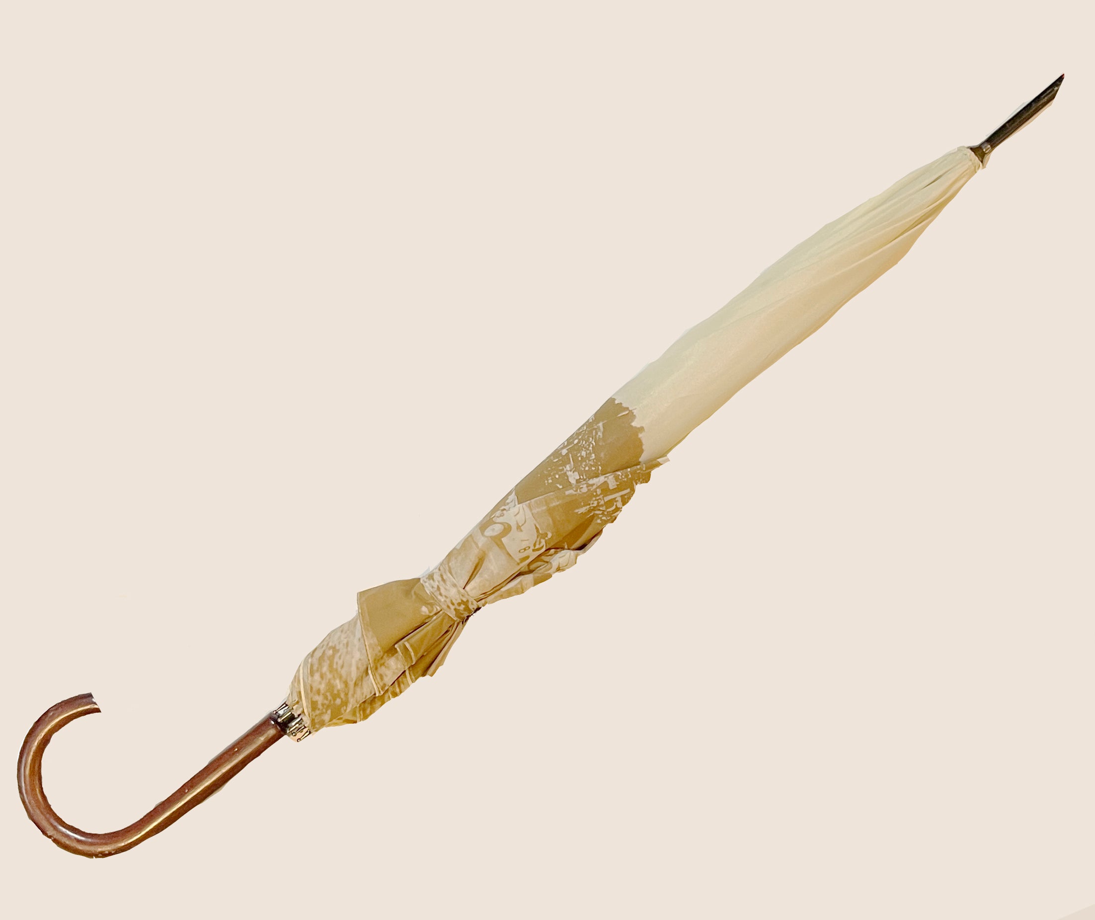 Vintage Race Car Print Stick Umbrella