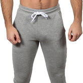 Grey Heather Hugger Jogger Sweatpants