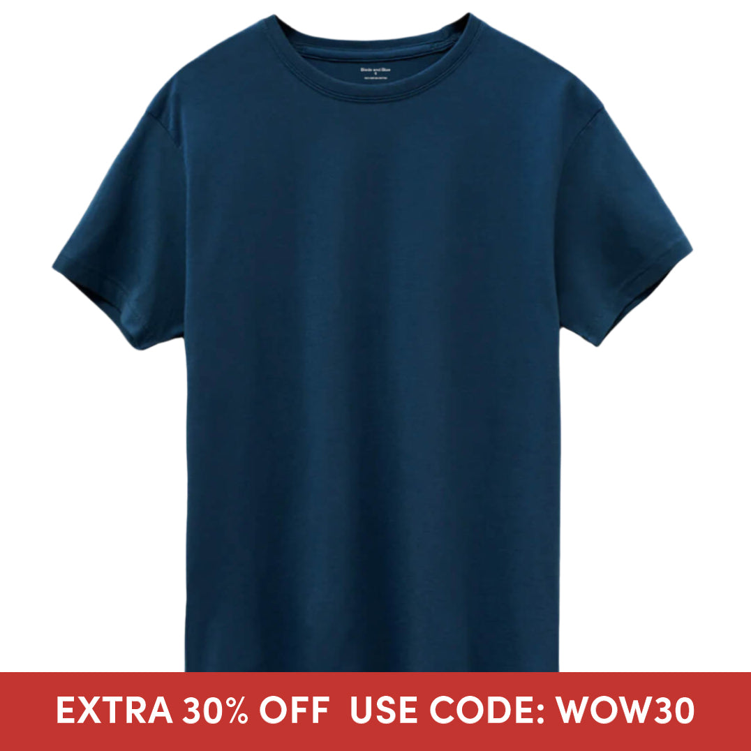 Navy Blue Supima Cotton T-Shirt