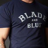 Navy Blue Blade + Blue Graphic T-Shirt
