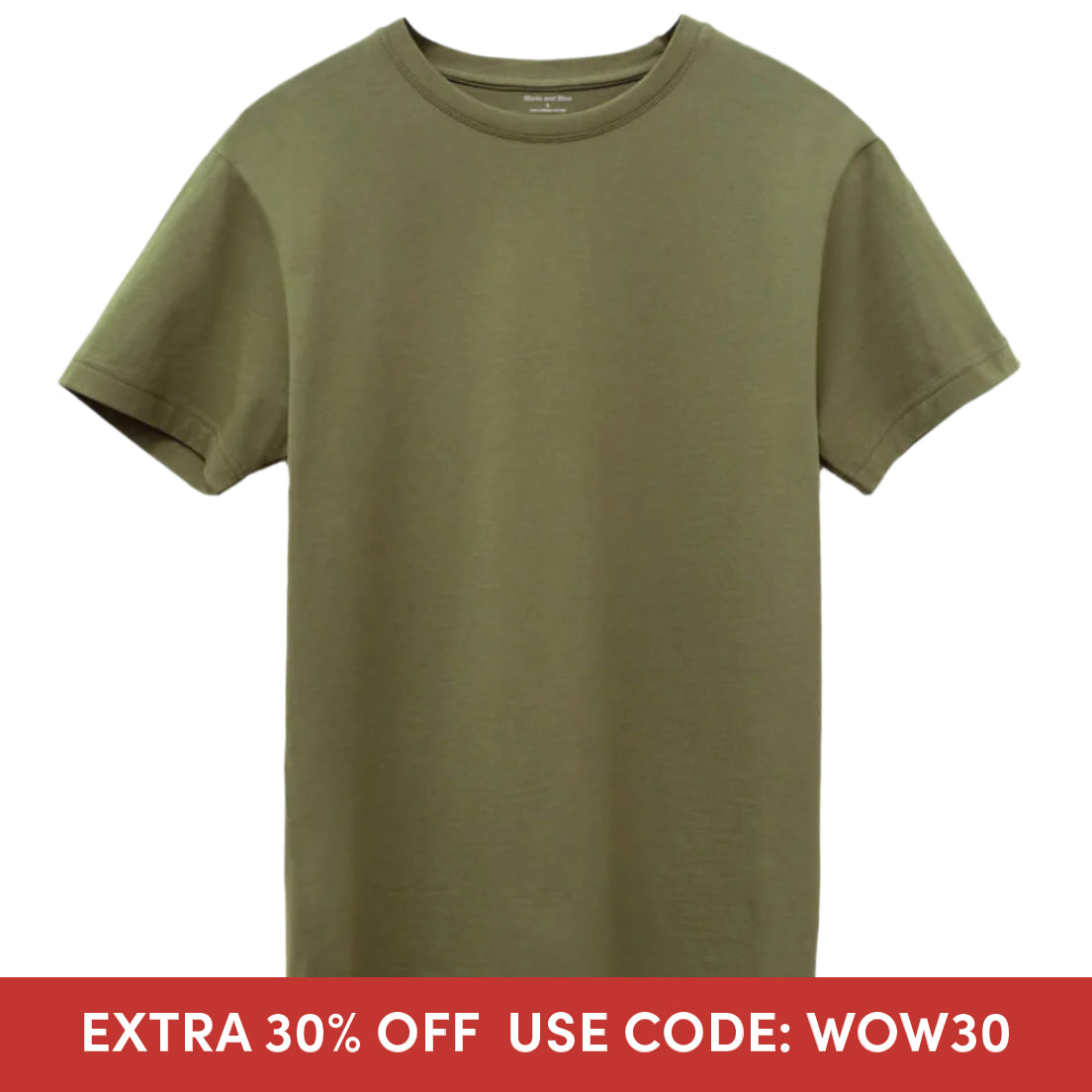 Green Olive Supima Cotton T-Shirt