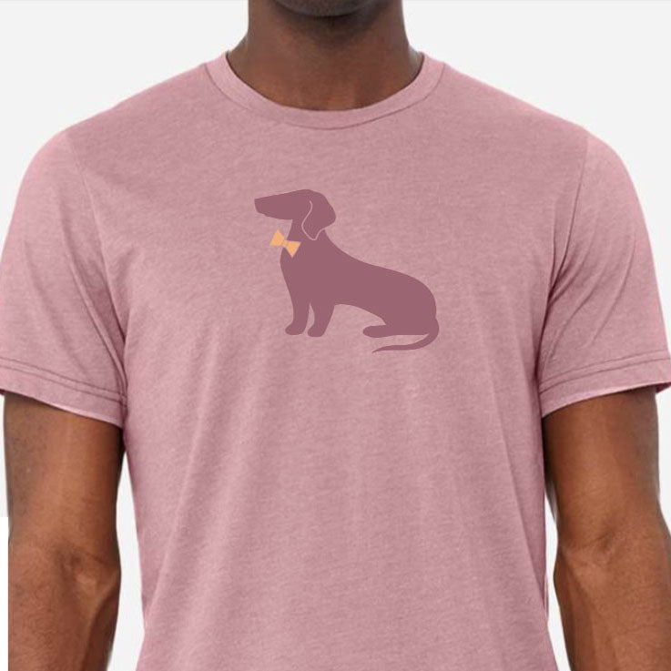 Rose Heather Dachshund T-Shirt
