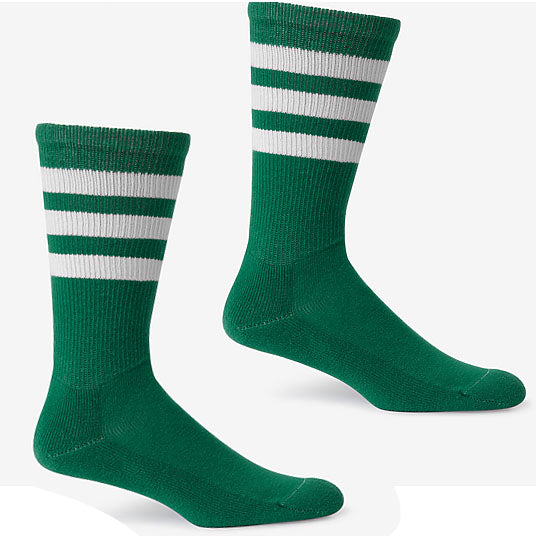 Kelly Green Active Stripe Socks