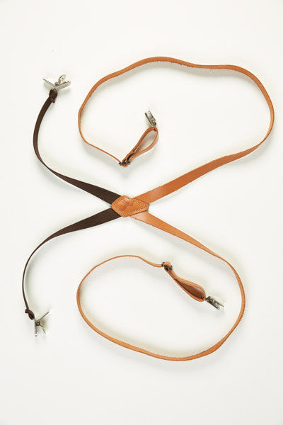 Leather Suspenders for Men