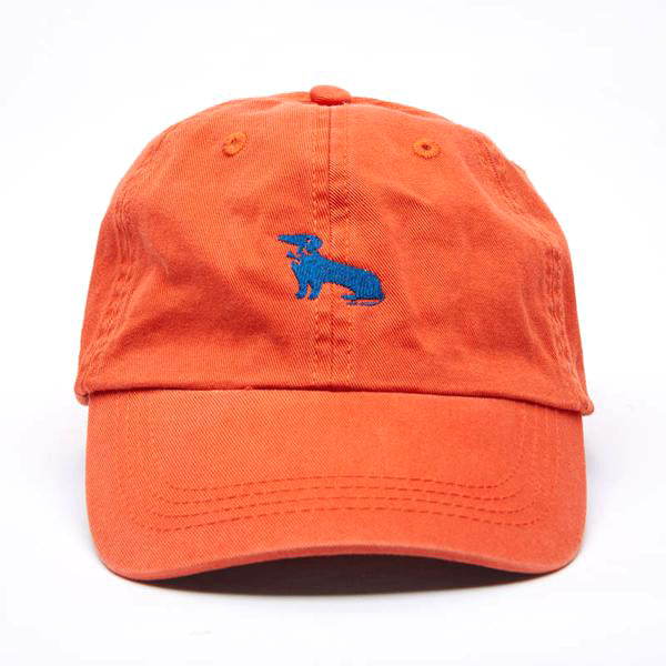 Orange Dachshund Logo Baseball Cap - Mookie