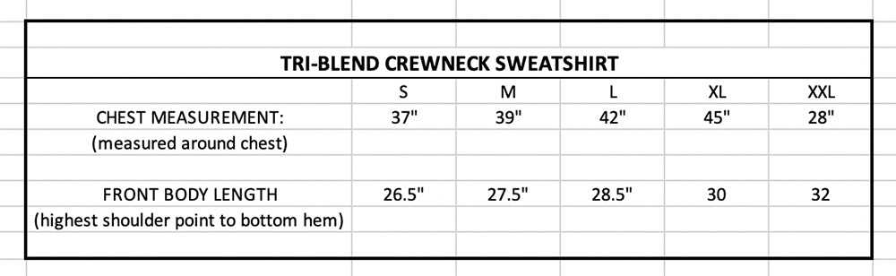 Navy Blue Marled Tri-Blend Raglan Sleeve Crewneck Sweatshirt-Sweater