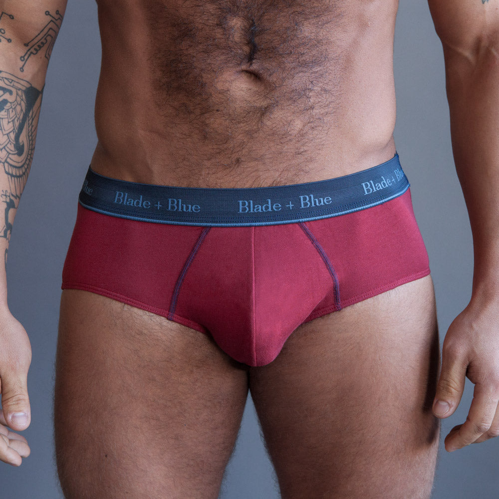 Mens Red Brief Underwear Made in USA – Blade + Blue