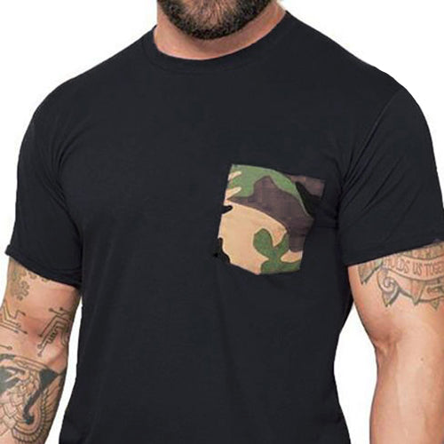 Camo Pocket Tee For Men – Blade + Blue