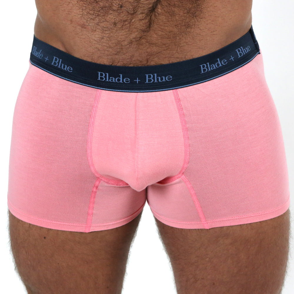 Mens Pink Knit Trunk Made in USA underwear – Blade + Blue