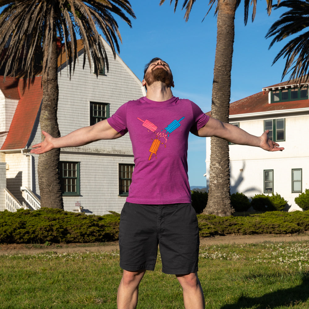 Provincetown Magenta Tasty Creamsicle "Circle Fun" Tee