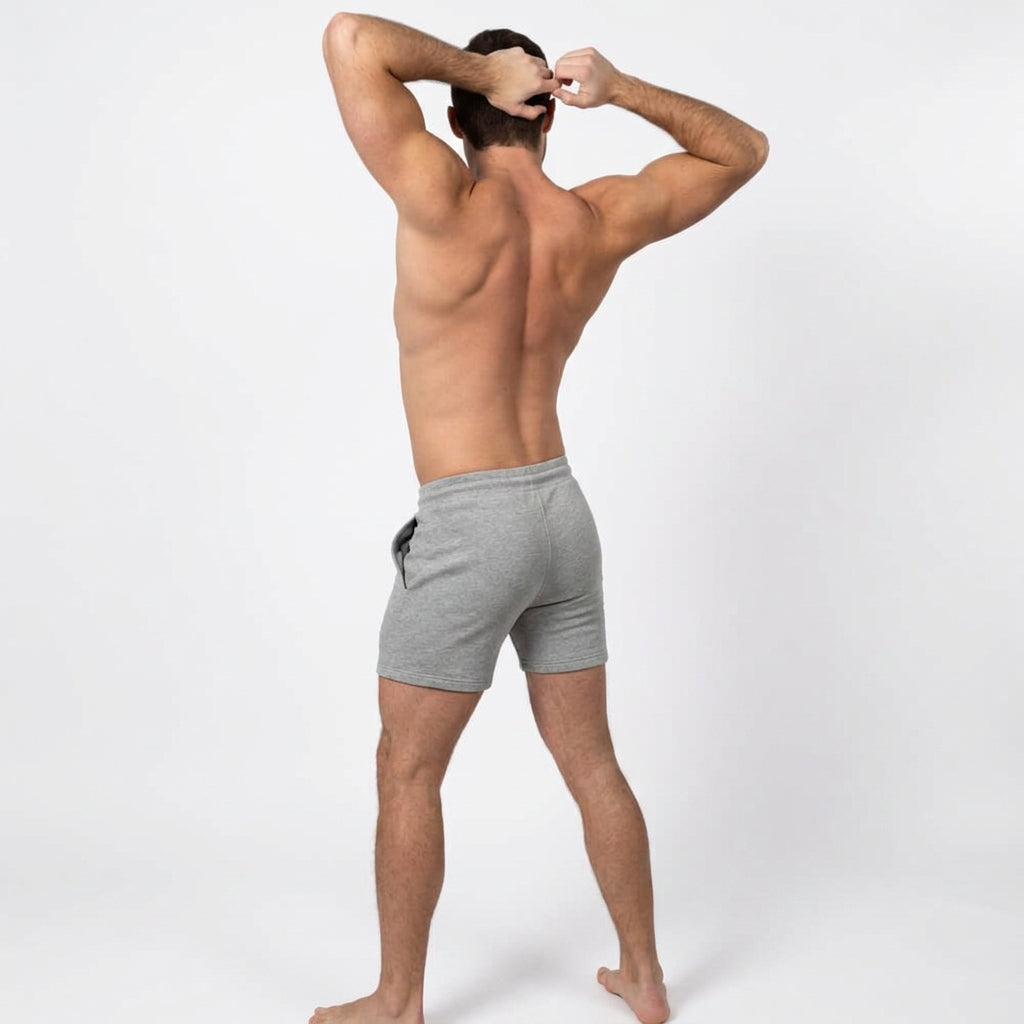 Gray Heather Hugger 5" Inseam Sweat Shorts