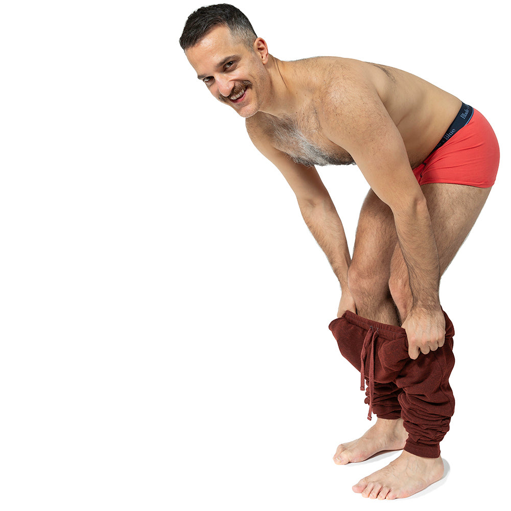 Burgundy Wine Hugger Jogger Sweatpants