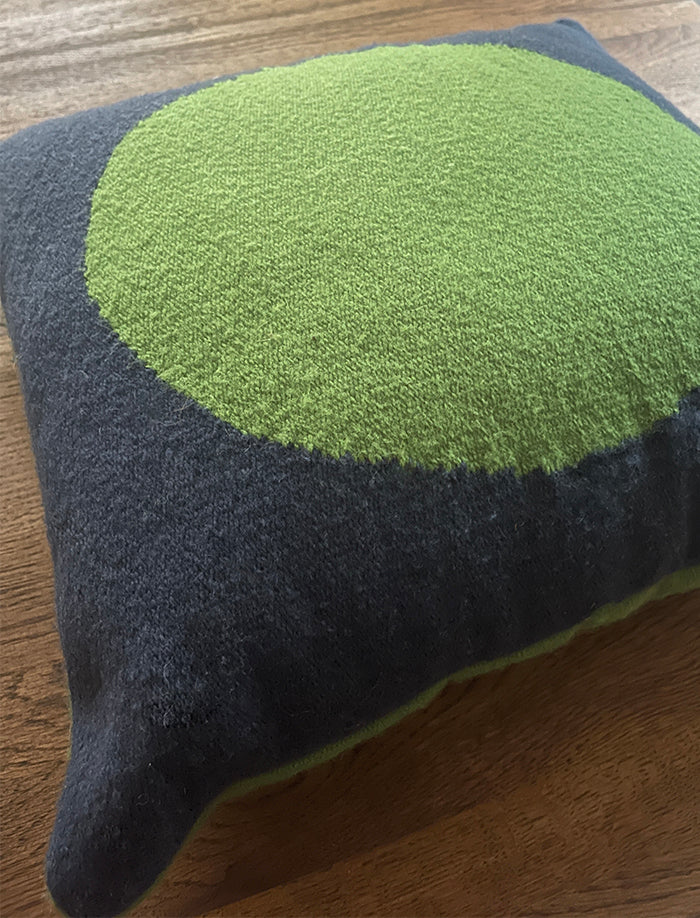Vintage Jonathan Adler Pop Pillow Circle Graphic