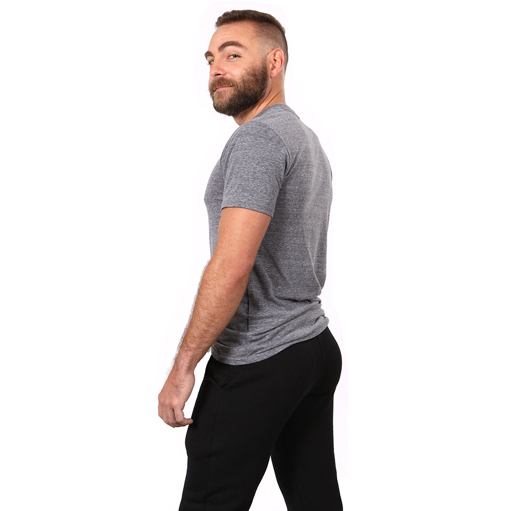 Solid Black Hugger Jogger Sweatpants
