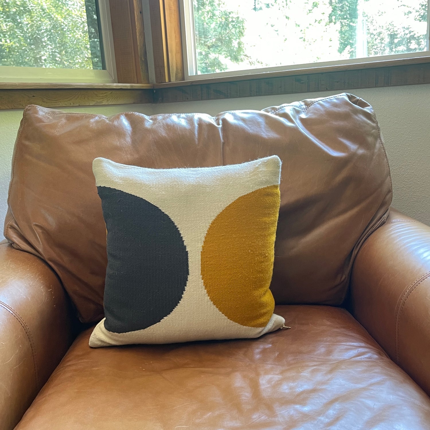 Vintage Jonathan Adler &quot;Half Circles&quot; Pop Pillow