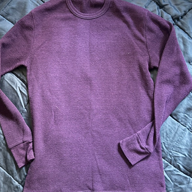 Sample Sale P9 : Purple Waffle Stitch Crewneck Size SMALL