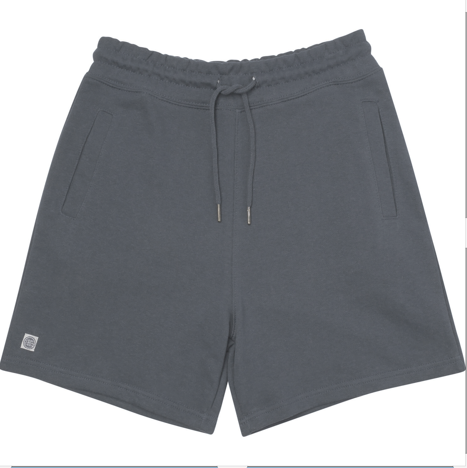 Organic Cotton 5&quot; Gym Sweatshort in Slate Gray