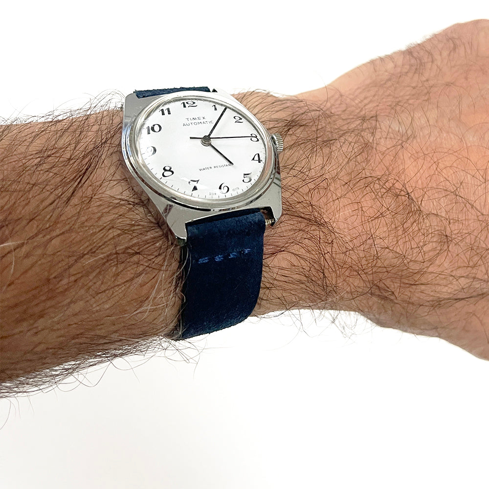 Vintage 1970 s Timex Viscount Watch Retro Elegance Blade Blue vintage-1970-s-timex-viscount-watch-retro-elegance-blade-blue