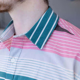 AUSTIN Short Sleeve Shirt in MultiColor Stripe