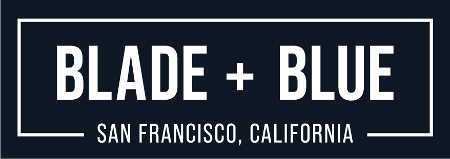 Blade + Blue logo