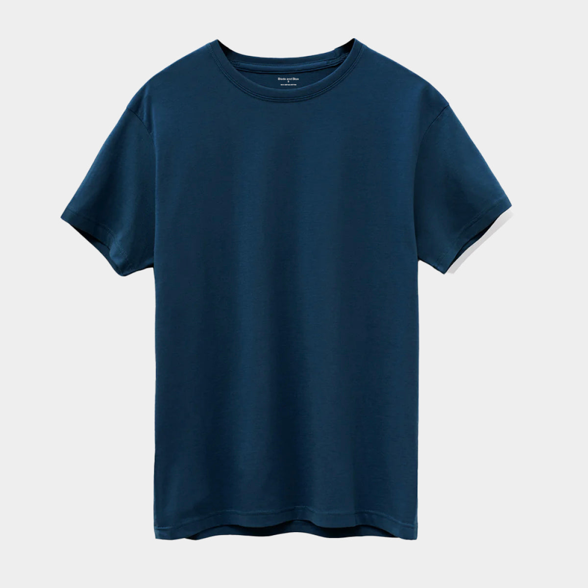 American Grown Supima 100% Cotton T-Shirt in Navy Blue