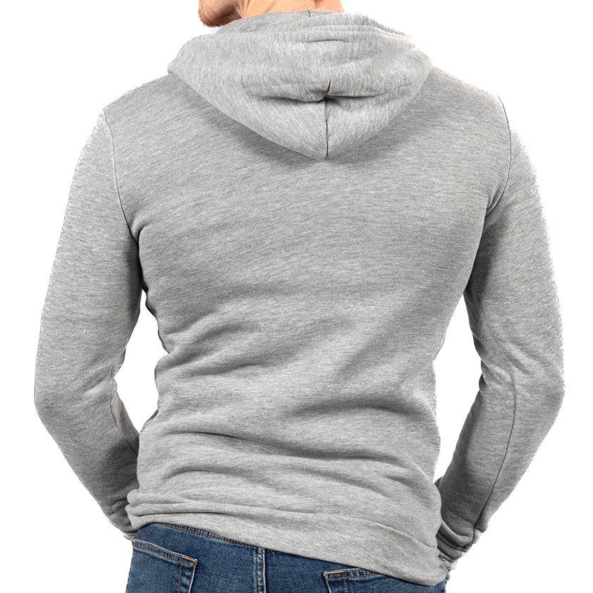 Varsity Grey Heather Salt & Pepper Full Zip Hoodie