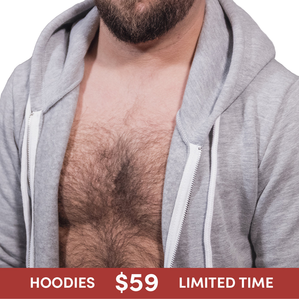 Varsity Grey Heather Salt &amp; Pepper Full Zip Hoodie