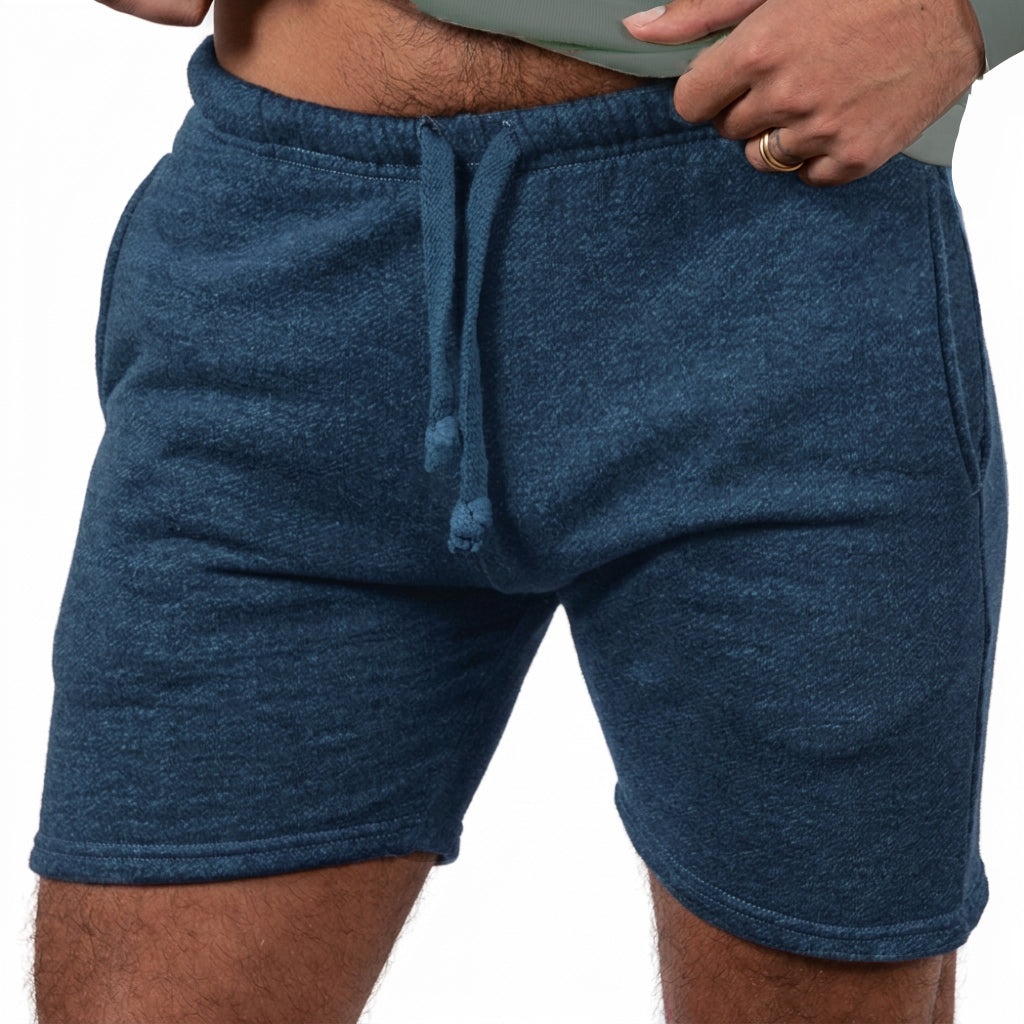 The Cruiser French Terry 5" Varsity Sweat Shorts in Steel Blue