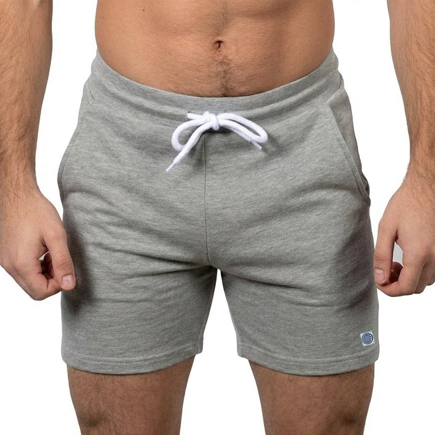 Gray Heather Hugger 5" Inseam Sweat Shorts