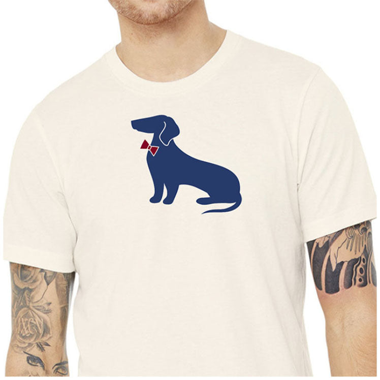 Natural Heather Dachshund T-Shirt