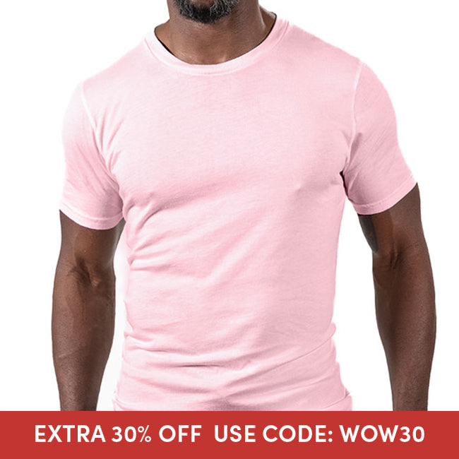 Classic Pink Cotton T-Shirt (SIZE S)
