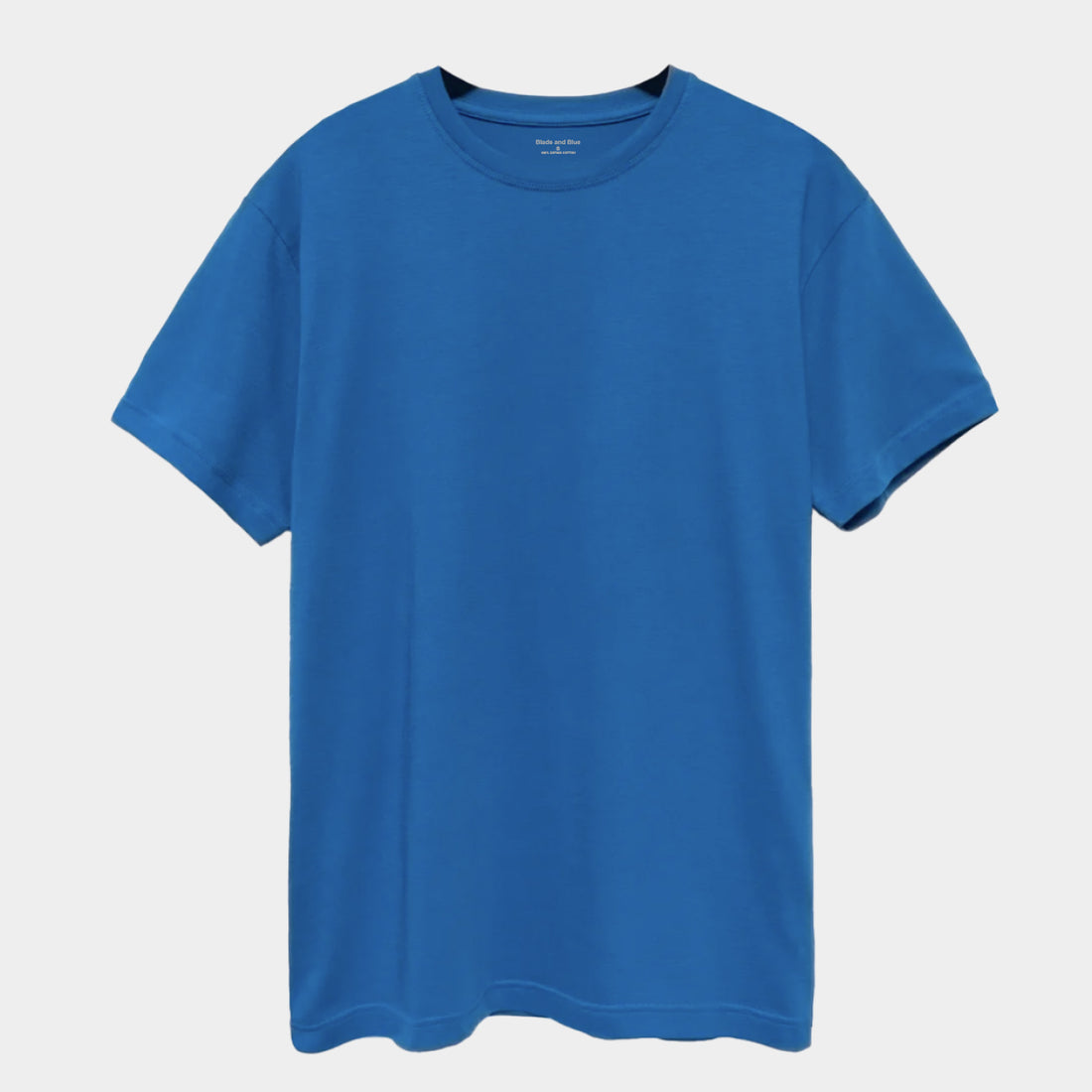 American Grown Supima 100% Cotton T-Shirt in French Blue
